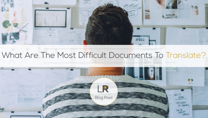 Most Difficult Documents To Translate